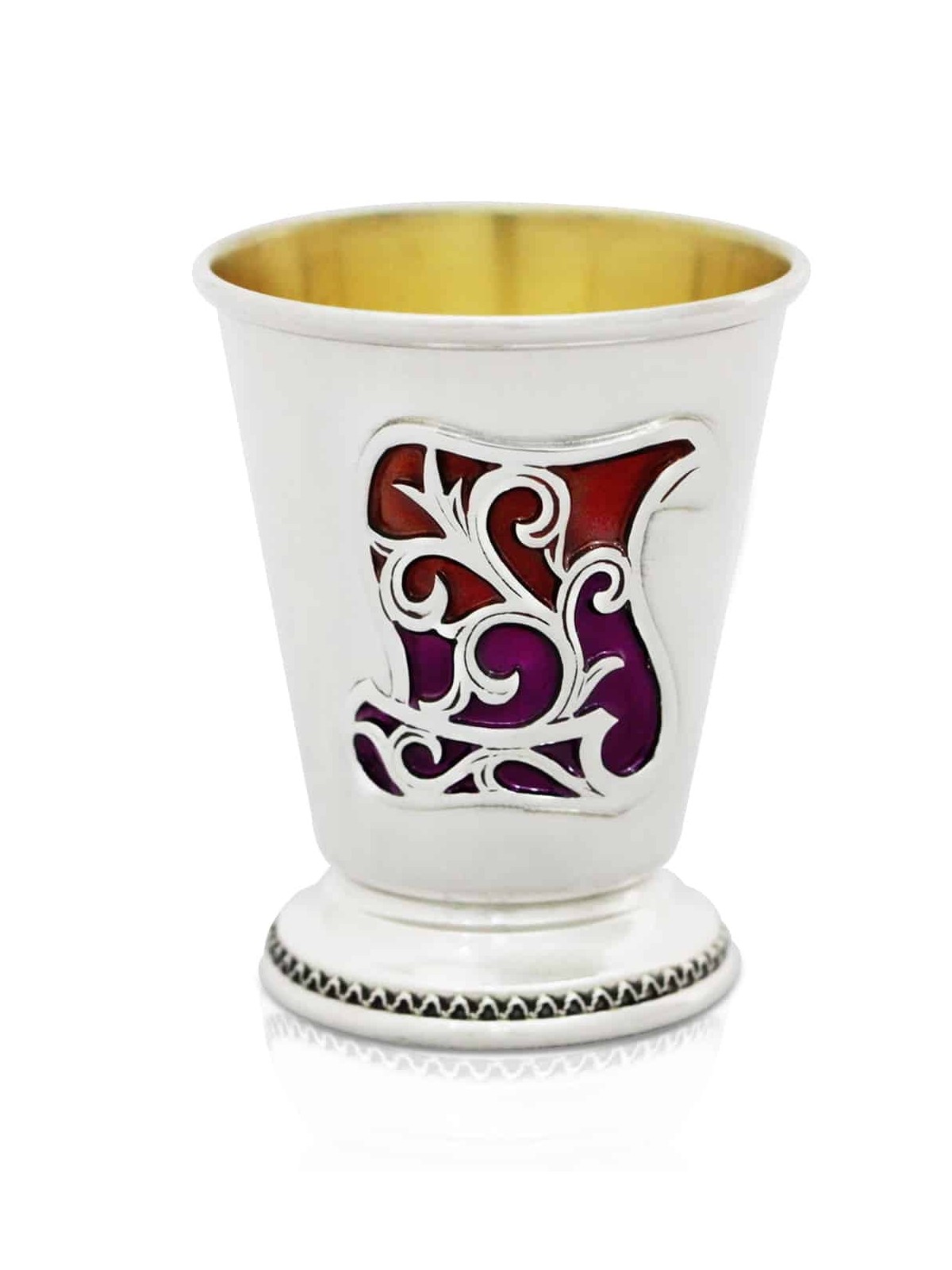 Unique 925 Sterling Silver Small Cup , Passover Gifts , Israeli Judaic