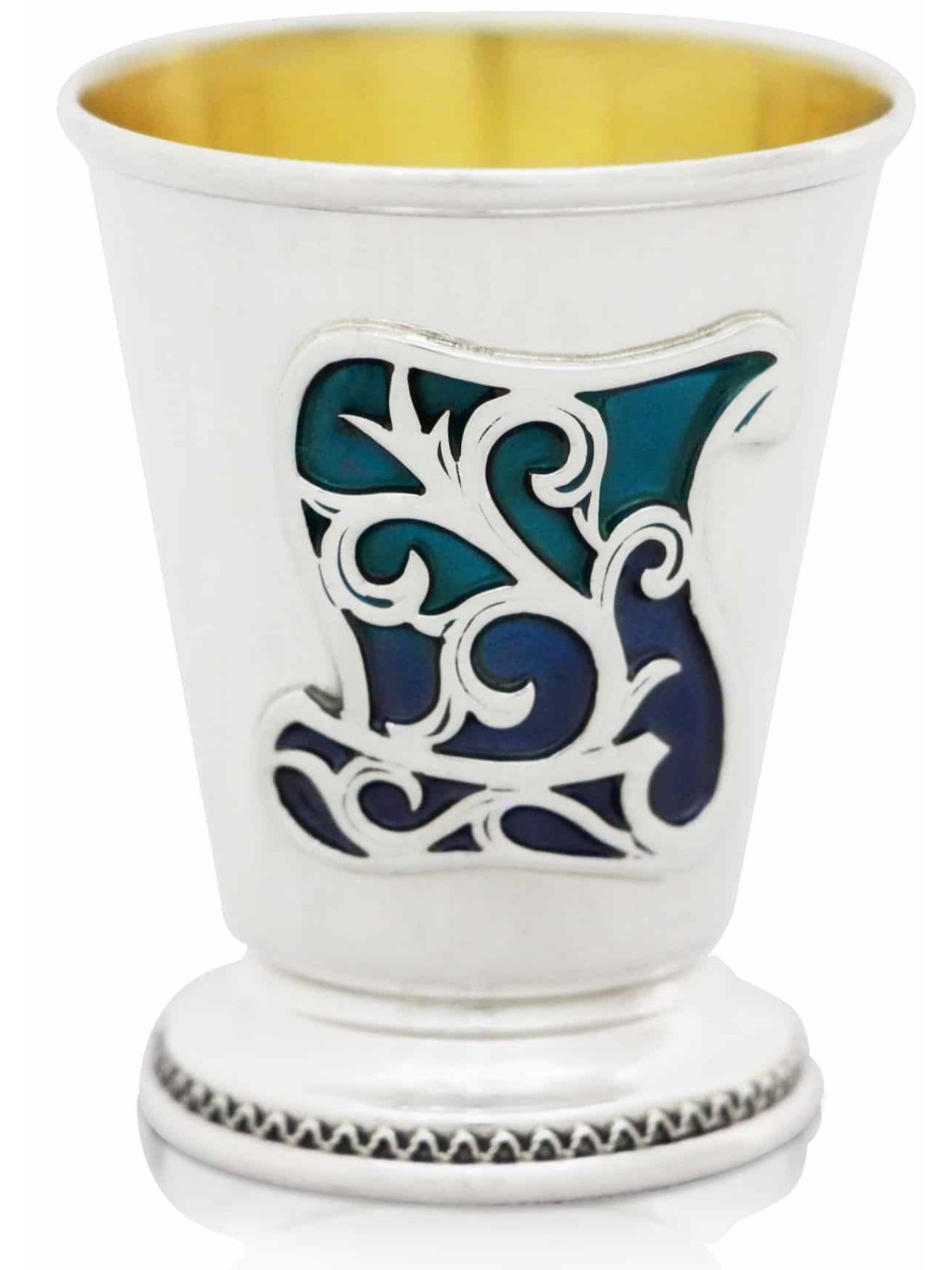 Petite tasse unique en argent sterling 925, cadeaux de Pâque, judaïque israélien