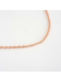 Rolo Classic 14k Rose Gold 18" , Cadeaux de mariage juifs , Judaïque israélien