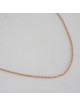 Rolo Classic 14k Rose Gold 18" , Cadeaux de mariage juifs , Judaïque israélien