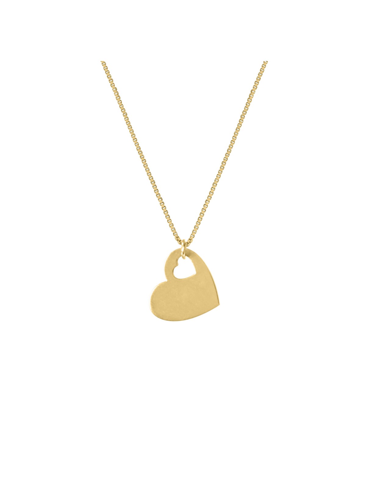 Collier en or en forme de cœur, cadeaux Tu B'Av, Judaica israélien