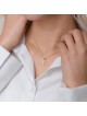 Pendentif Chai de forme ronde en or 14 carats avec diamètre naturel, cadeaux Tu B'Av, I