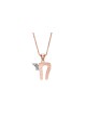 Pendentif Chai de forme ronde en or 14 carats avec diamètre naturel, cadeaux Tu B'Av, I