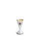 Tasse de Kiddouch pour bébé en argent unique avec froid coloré, cadeaux de Pâque,