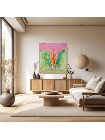 Abstract Vibrant Purple and Green Splitting of the , Jewish Abstract A