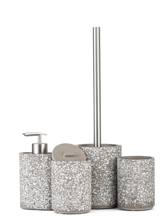 Ensemble unique de terrazzo de salle de bains moderne, cadeaux Tu B'Av, Judaica israélien