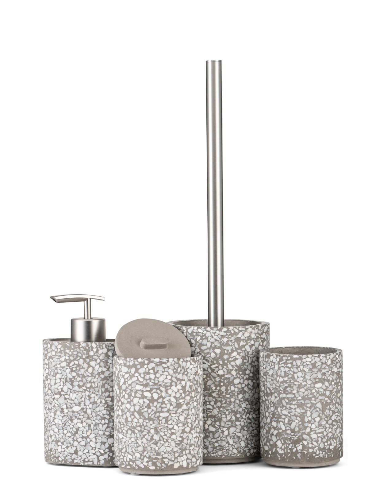 Unique Modern Bathroom Terrazzo Set , Tu B'Av Gifts , Israeli Judaica