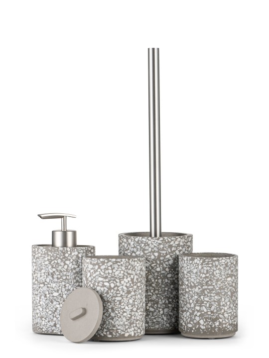Unique Modern Bathroom Terrazzo Set , Tu B'Av Gifts , Israeli Judaica