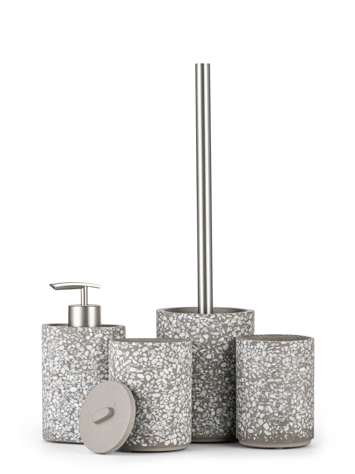 Ensemble unique de terrazzo de salle de bains moderne, cadeaux Tu B'Av, Judaica israélien