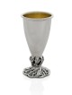 Classic Liquor Cup with Nature Inspired Stem , Passover Gifts , Israel