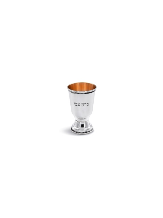 Coupe de Kiddouch personnalisée en argent sterling 925 pour T, cadeaux de Pâque,