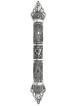 Étui Mezuzah extra large avec filigrane délicat, Mezuzah extra large