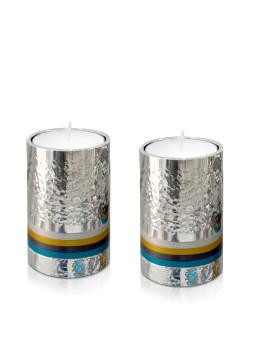 Chandeliers martelés en aluminium modernes, cadeaux de Shabbat, judaïque israélien