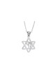 Petite étoile de David en diamant et or avec stylo Chai, cadeaux Tu B'Av, I