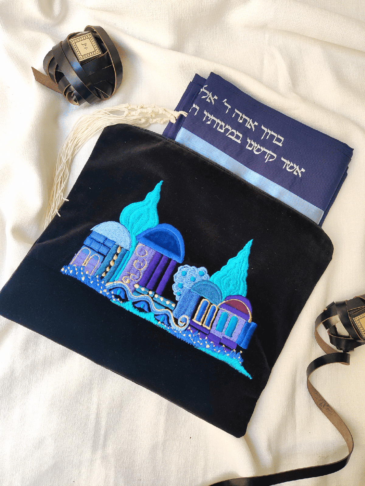 Jerusalem Tallit and Tefillin Bags For Carrying Yo , Tallit and Tefill
