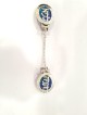 Hammered Custom Tallit Clips with Enamel , Tallit Clips , Israeli Juda