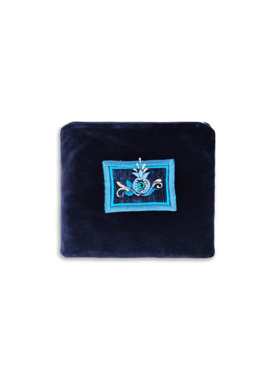 Grenades turquoise brodées uniques Tallis & , Tallit et Tefill