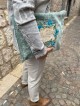 Stunning Two Colors Talis and Tefillin Bags with P , Tallit and Tefill