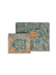 Stunning Two Colors Talis and Tefillin Bags with P , Tallit and Tefill
