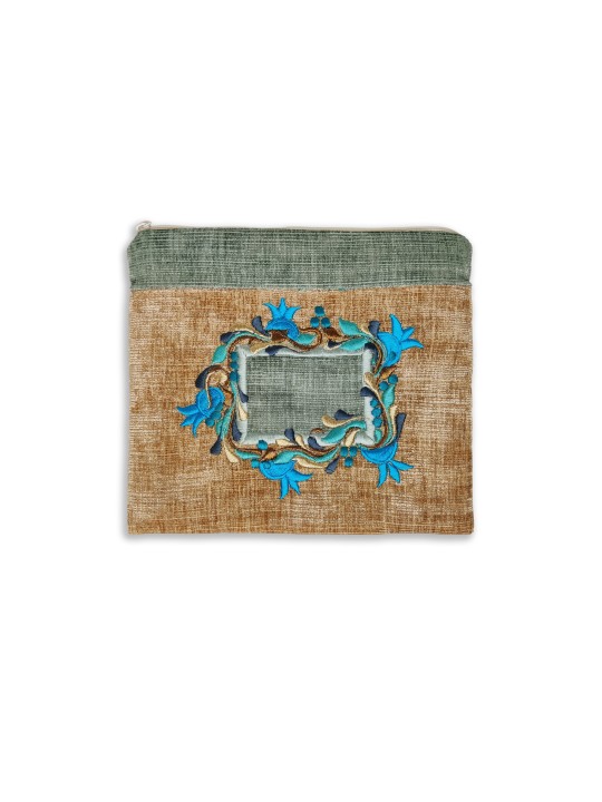 Stunning Two Colors Talis and Tefillin Bags with P , Tallit and Tefill