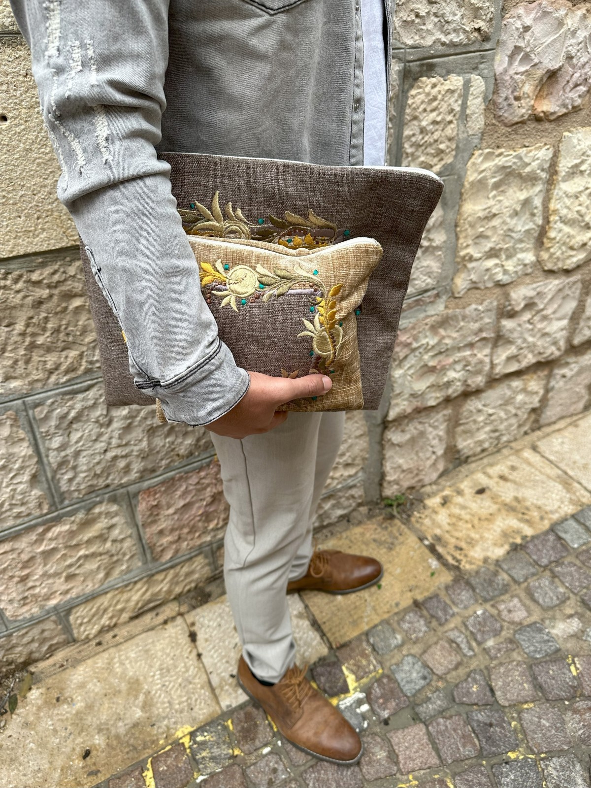 Impressionnants sacs Tefillin et Talit pour transporter un Talit et un Tefill