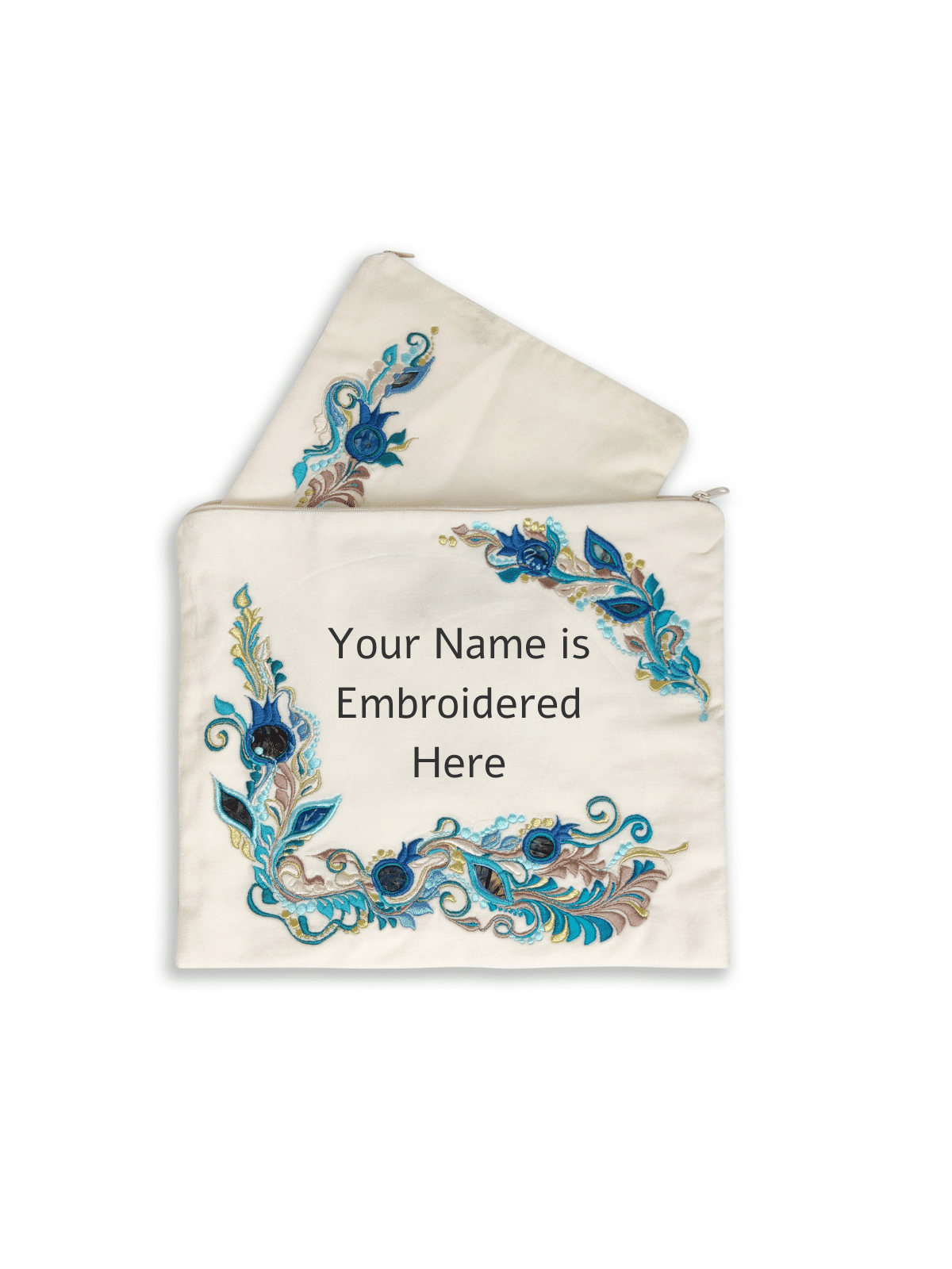 Premium Quality Name Tallit and Tefillin Bag Set I , Tallit and Tefill