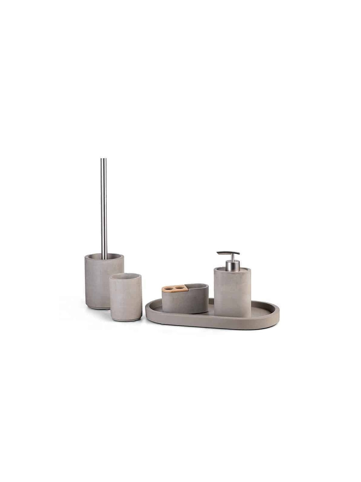 Ensemble en béton naturel de salle de bain moderne unique en son genre, cadeaux Tu B'Av, I