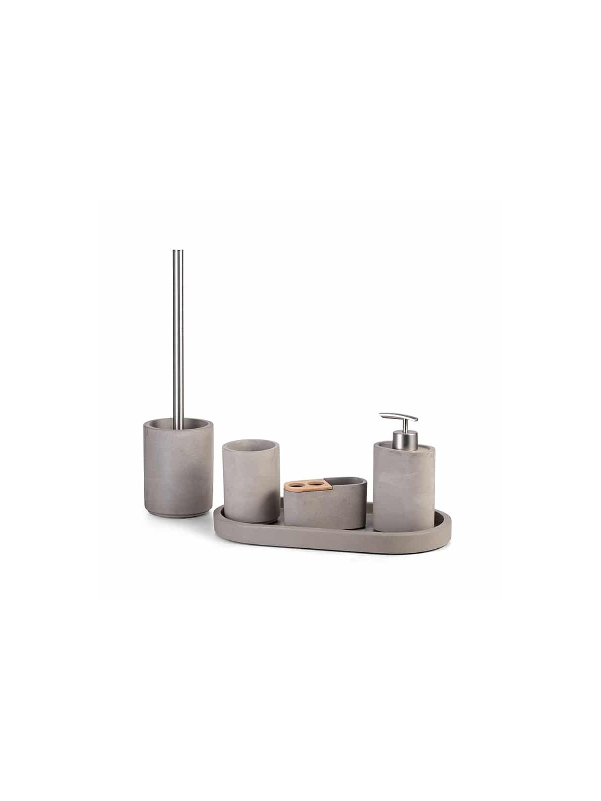 Ensemble en béton naturel de salle de bain moderne unique en son genre, cadeaux Tu B'Av, I