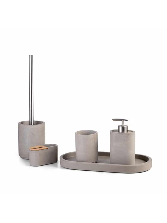 Ensemble en béton naturel de salle de bain moderne unique en son genre, cadeaux Tu B'Av, I