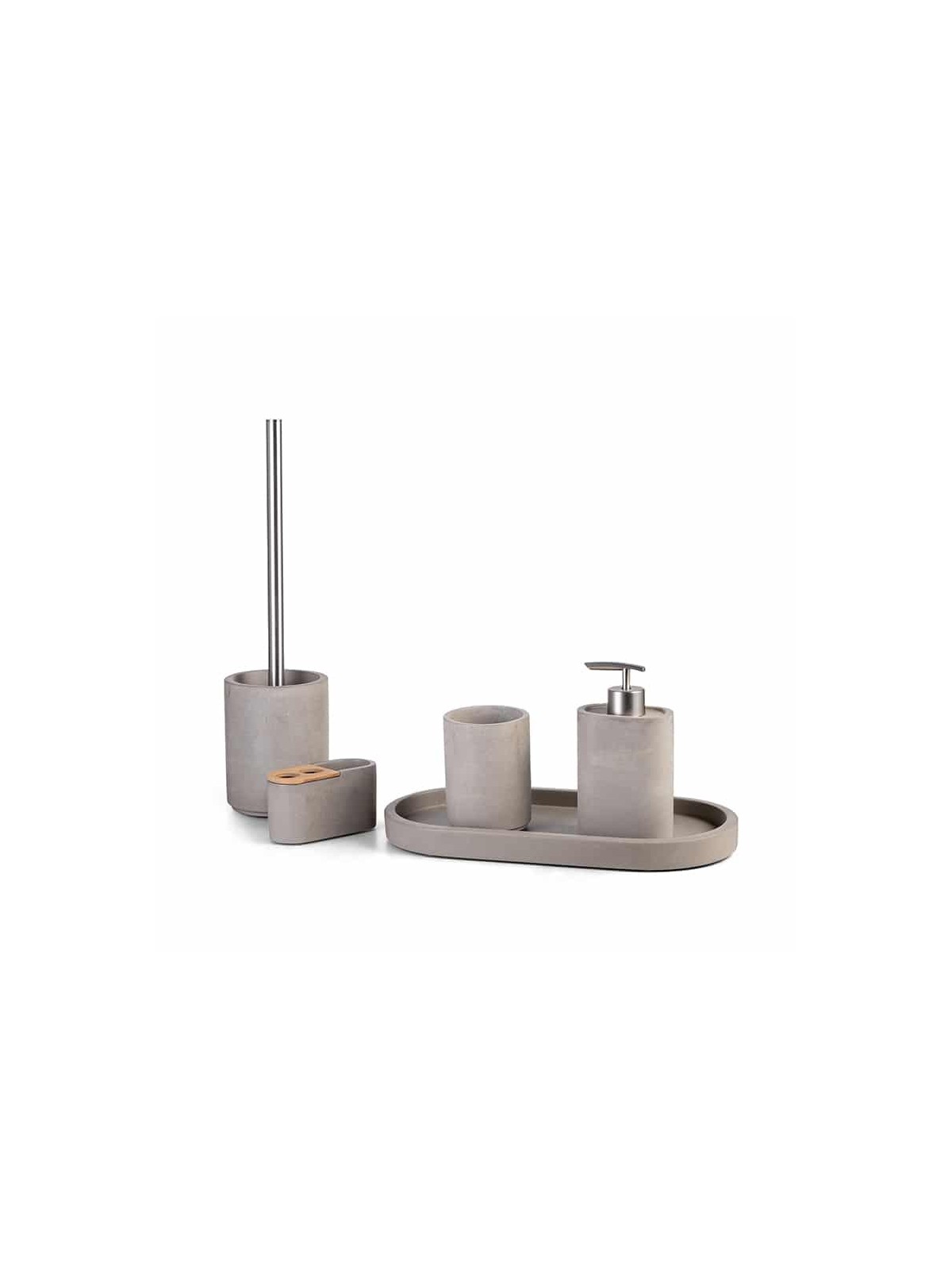 Ensemble en béton naturel de salle de bain moderne unique en son genre, cadeaux Tu B'Av, I