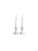 Small Sterling Silver Hammered Candlesticks , Passover Gifts , Israeli