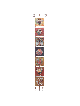 Copper Seven Blessings Mobile - Modern Judaica , Jewish Wedding Gifts