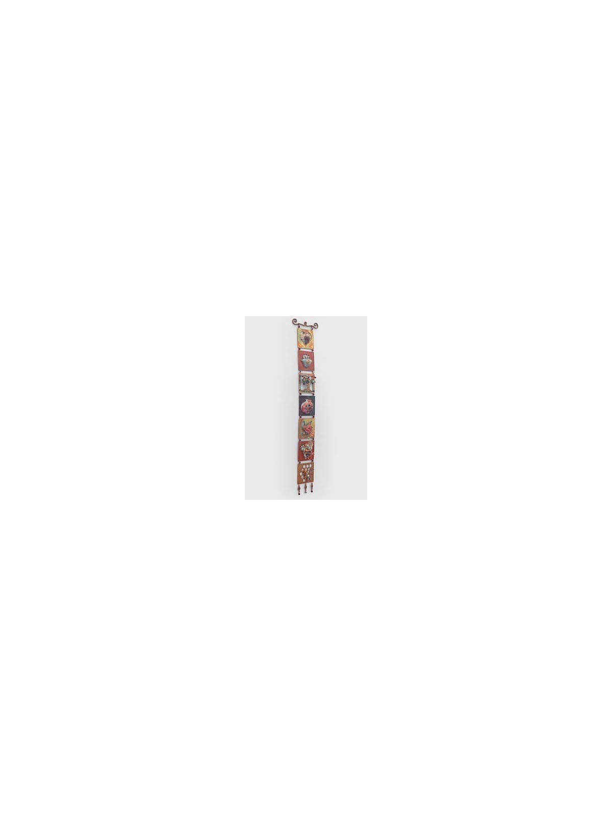 Copper Seven Blessings Mobile - Judaica moderne, cadeaux de mariage juifs