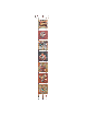 Long Seven Blessings Mobile - Judaica coloré, cadeaux de mariage juif