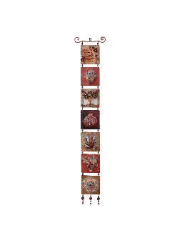 Beautiful Copper Seven Blessings Mobile - Modern J , Jewish Wedding Gi