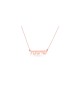 Collier personnalisé élégant en or 14K, cadeaux Tu B'Av, Judai israélien