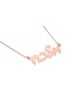 Stylish Cursive Hebrew Gold Necklace , Tu B'Av Gifts , Israeli Judaica