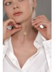 Tiny 14k Gold Magen David Pendant Featuring a Chai , Tu B'Av Gifts , I