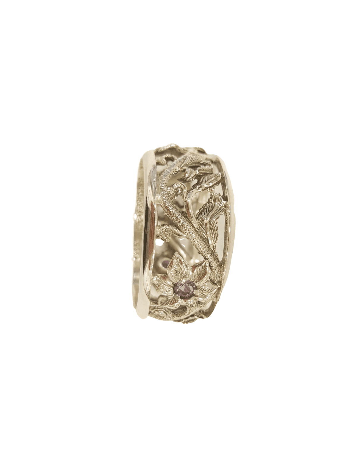 Porte-anneau de serviette avec pierres d’améthyste, cadeaux de Pâque, Jud israélien
