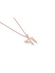 Pendentif Chai creux moderne en or jaune 14 carats, cadeaux de mariage juif, est