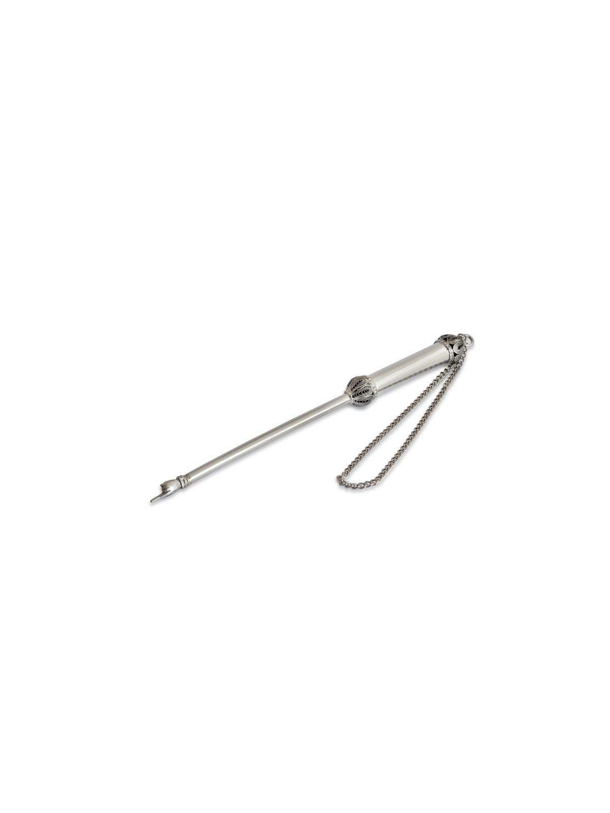 Pointeur de Torah en argent sterling de taille moyenne, cadeaux de Pâque, Juda israélien