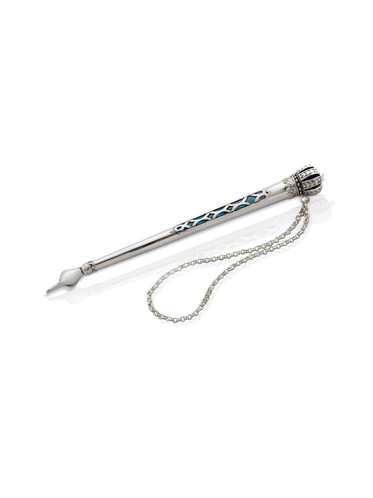 Pointeur de Torah en argent avec décoration de couronne, cadeaux de Shabbat, J israélien