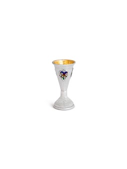 Tasse de Kiddouch pour bébé en argent sterling 925 unique avec C, cadeaux de Pâque,