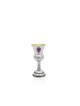 Tasse de Kiddouch unique en argent sterling pour bébé avec cadeaux froids et de Pâque,