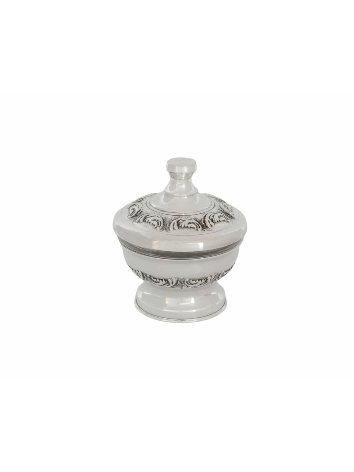 Stunning silver honey dish for Rosh Hashanah , Jewish Wedding Gifts ,