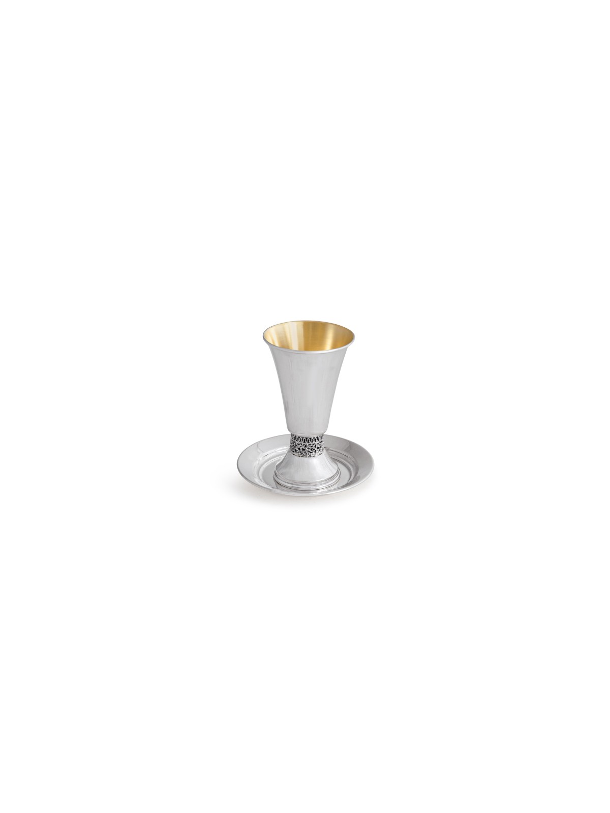 Coupe de Kiddouche personnalisée avec bande filigrane, coupes de Kiddouche modernes, est