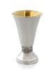 Personalized Kiddush Cup with Filigree Band , Modern Kiddush Cups , Is
