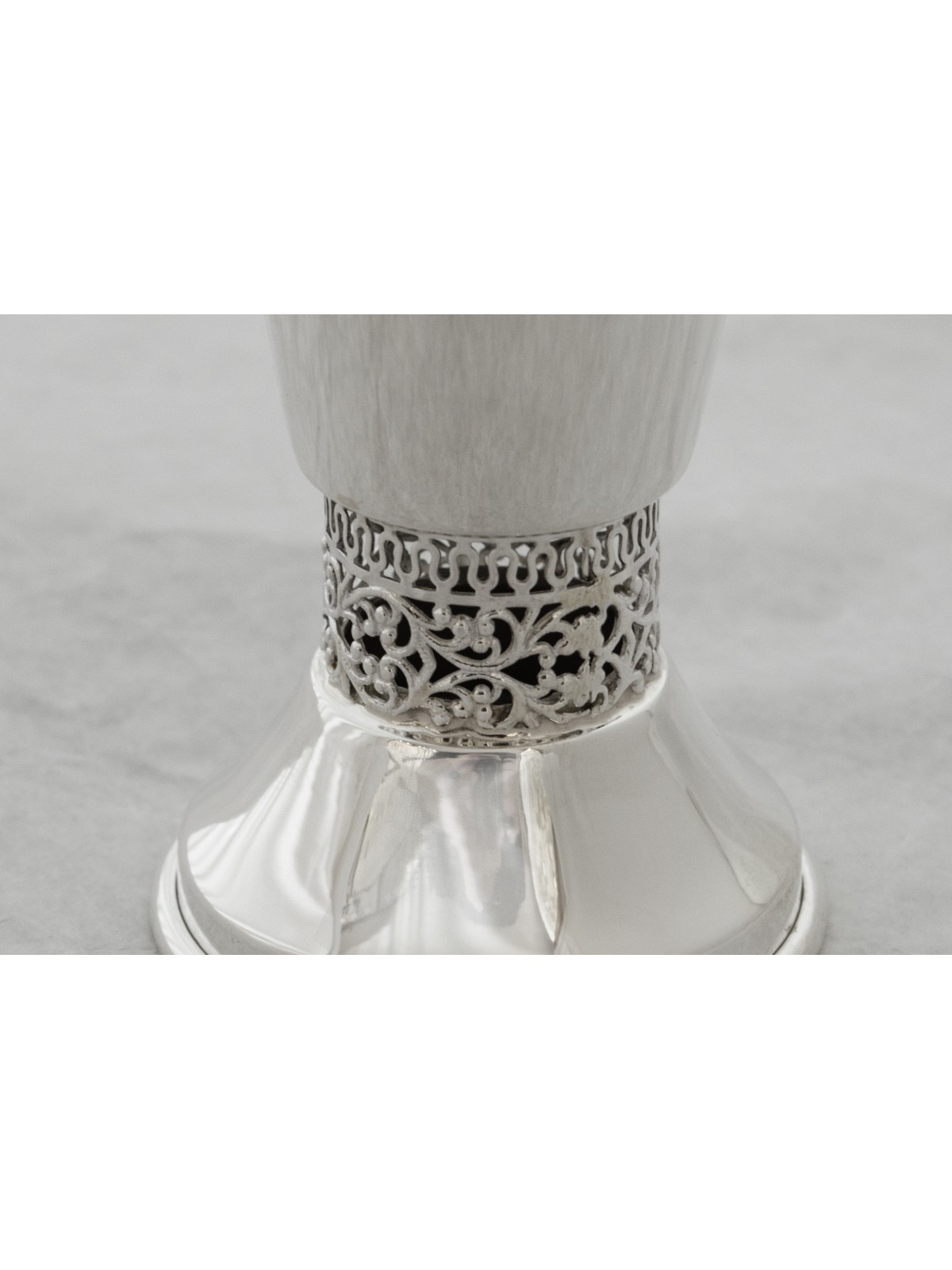 Coupe de Kiddouche personnalisée avec bande filigrane, coupes de Kiddouche modernes, est