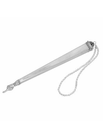Silver Square Shape Torah Pointer , Shabbat Gifts , Israeli Judaica