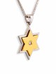 Stunning Modern 14K White Gold Magen David Necklac , Tu B'Av Gifts , I